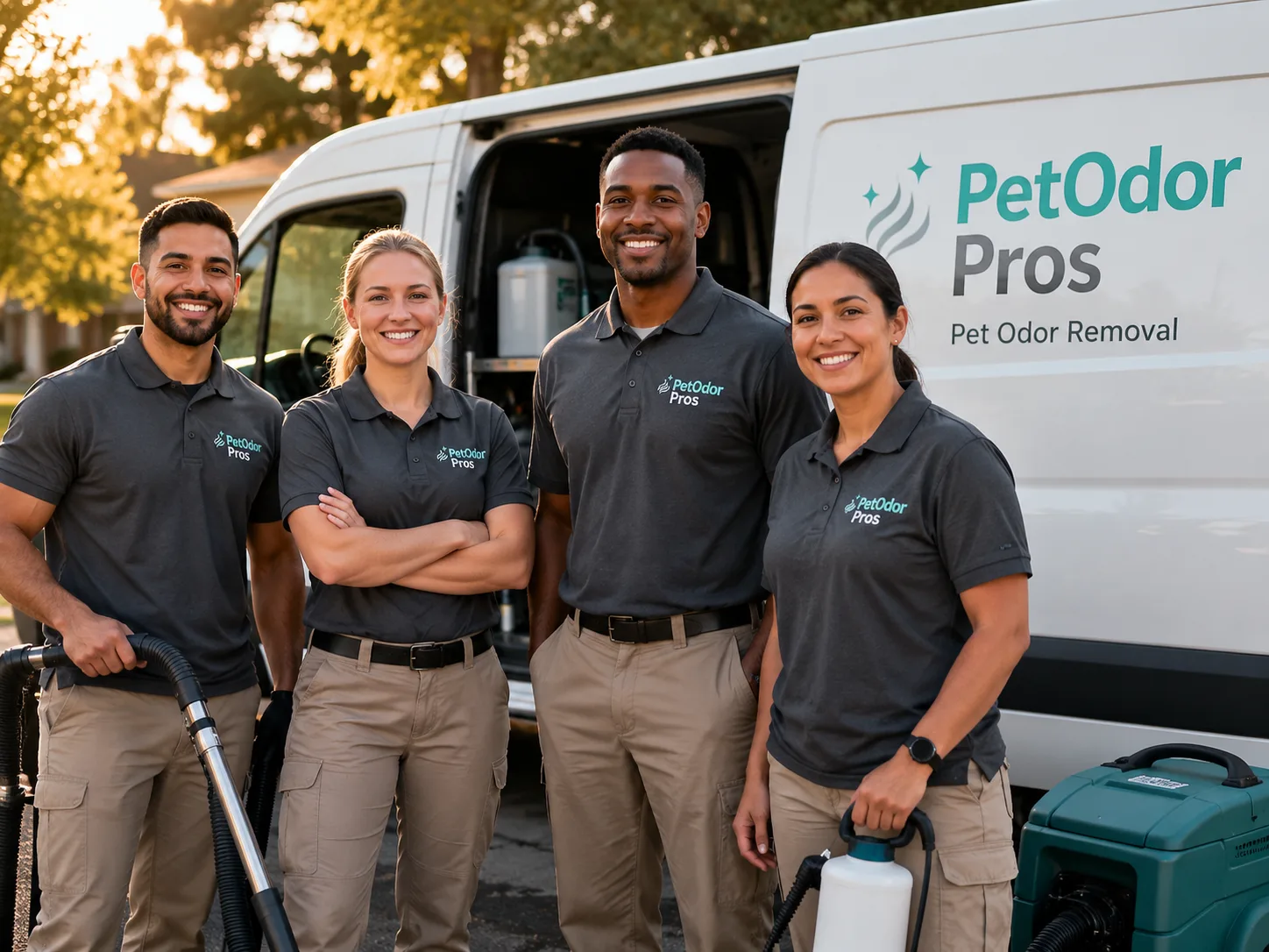 Pet Odor Removal team serving Branscomb, CA